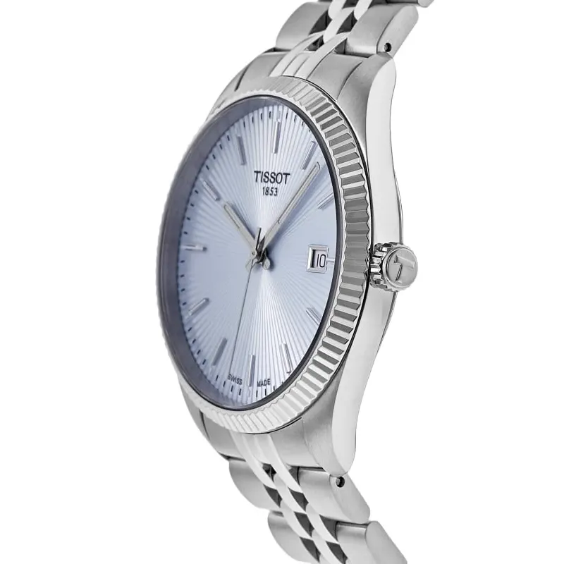 Tissot Ballade 40mm Ice Blue Dial Men's Watch- T156.410.11.351.00